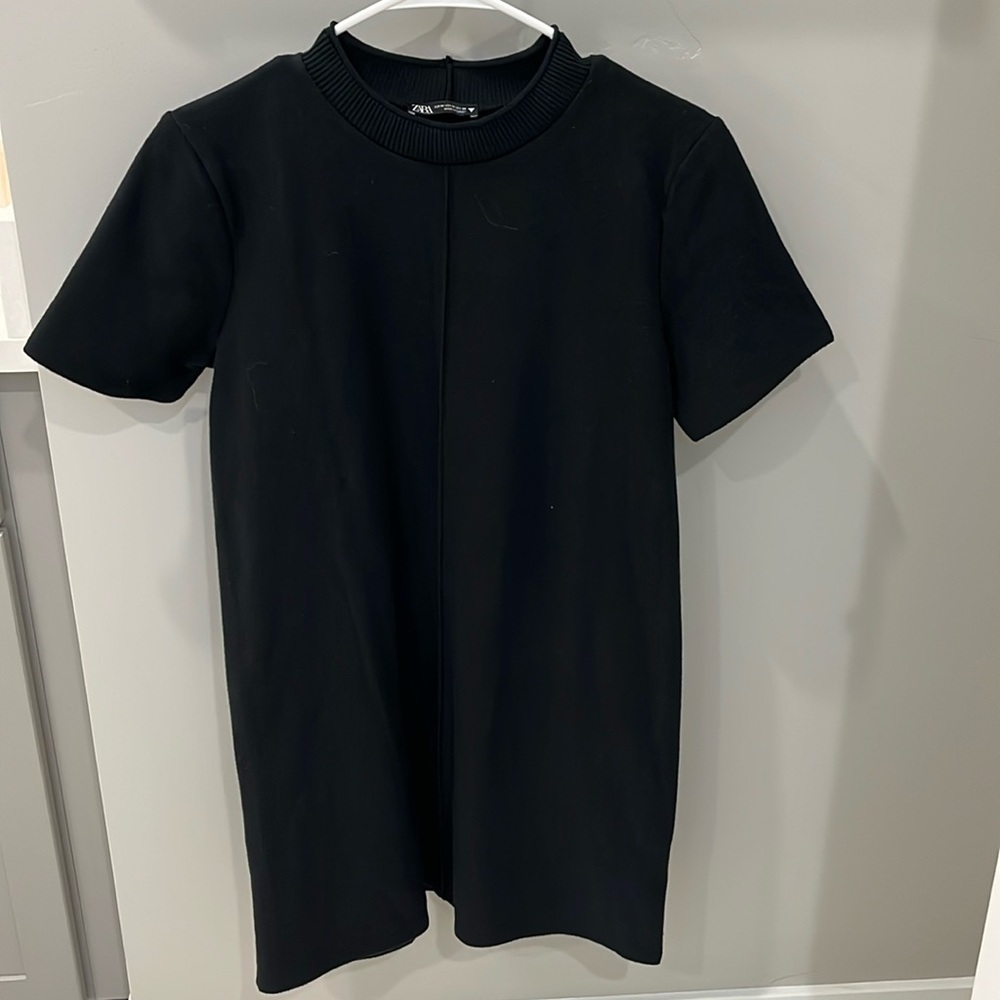 Zara Black Soft Dress Medium